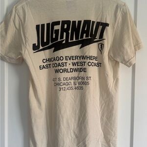 Jugrnaut Cream Graphic Tee